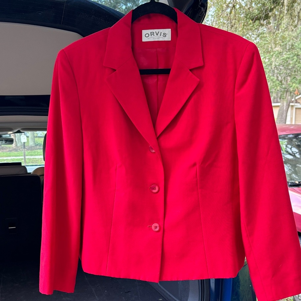 Orvis Women's Vibrant Red Suit Jacket